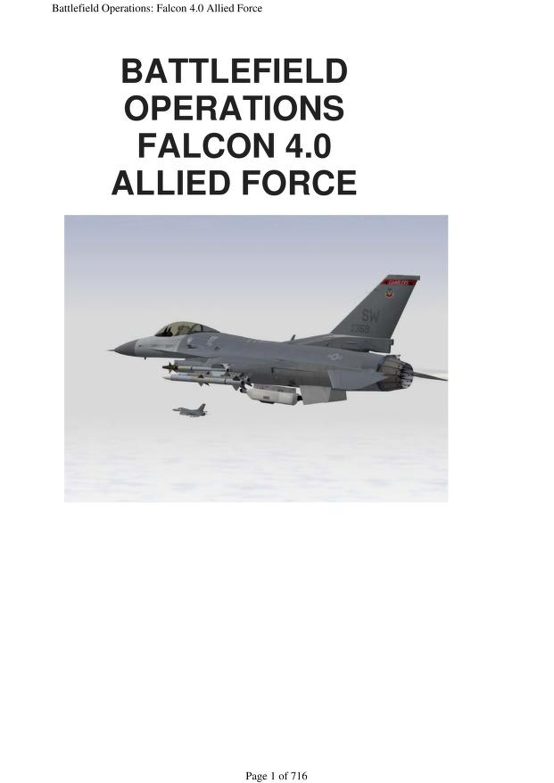 Falcon 4.0 Allied Force : Free Download, Borrow, and Streaming